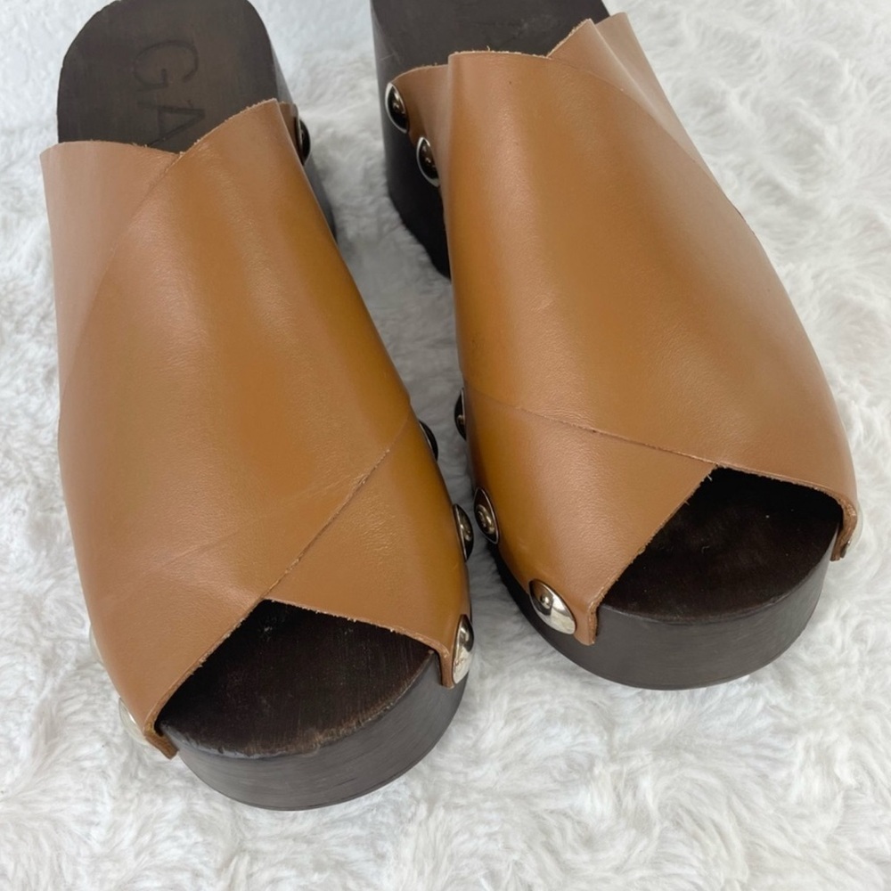 Ganni Stud detail open toe Women's Clogs sandals - Picture 3 of 9